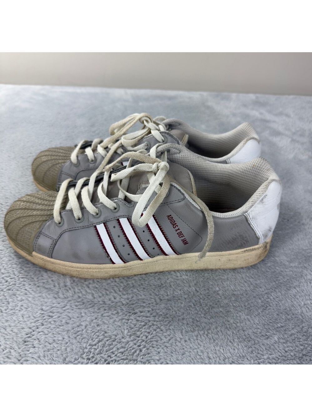 Vintage Adidas Superstar x Def Jam Records Men's Size 11.5 US/11 UK/46 EU - Picture 6 of 12